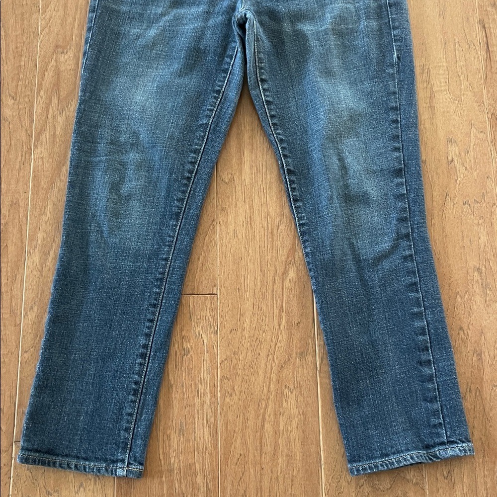 J Crew Women's Toothpick Cropped Stretch Blue Jeans 29 - Picture 3 of 8
